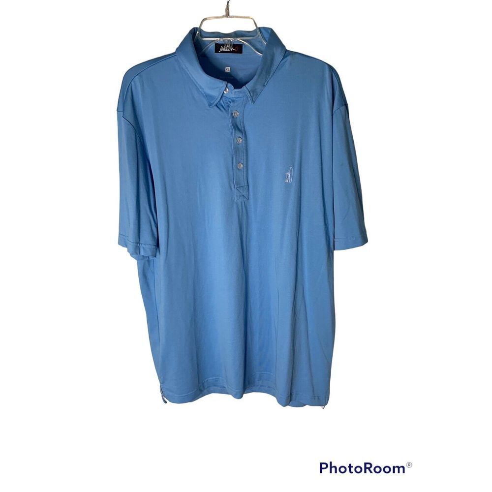 johnnie-O Men's Light Blue Polo Shirt